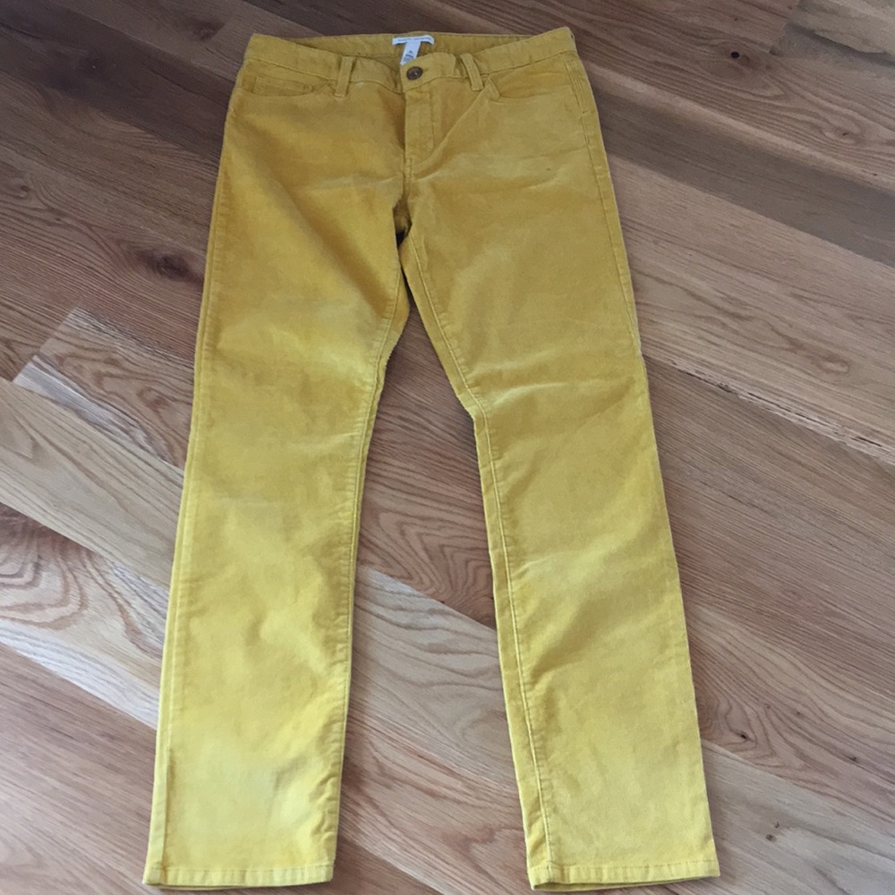 Banana Republic Mustard Cords NWOT